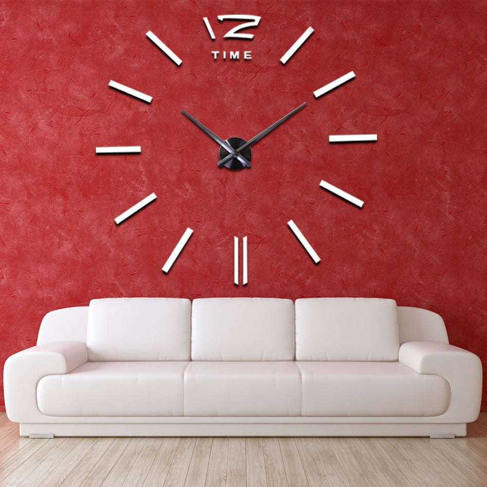 Reloj de pared acrílico para decoración del hogar, creativo y de moda, hecho a mano