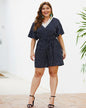 Open-back dot body ladies jumpsuit - Hiccupzz