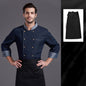 High-grade Hotel Restaurant Club Restaurant Head Chef Denim Work Clothes - Hiccupzz