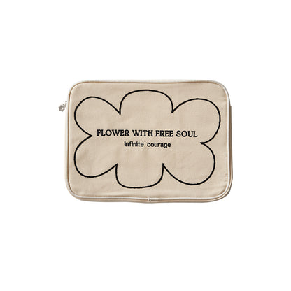 Portable Notebook Liner Bag Embroidery Lady - Hiccupzz