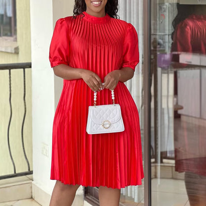 Plus Size Ladies Fashion Loose Casual Dress - Hiccupzz