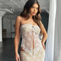 Knitted Tube Top See-Through Ladies Cardigan Top - Hiccupzz