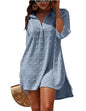 Medium Length Loose Fitting Casual Blouse Shirt - Hiccupzz