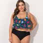 Oversized fat girl female split bikini swimsuit - Hiccupzz