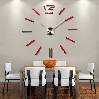 DIY creative fashion home decor acrylic wall clock - Hiccupzz