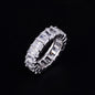 Couple pair ring zircon platinum ring - Hiccupzz