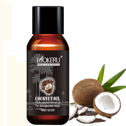 Coconut oil repair frizz repair damage hair care essence hair - Hiccupzz