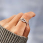 Fashion Women's Double Ring Ring Round Special Jewelry - Hiccupzz