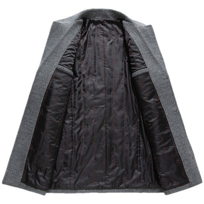 Woolen Woolen Coat Men's Autumn Winter Business In Britain - Hiccupzz