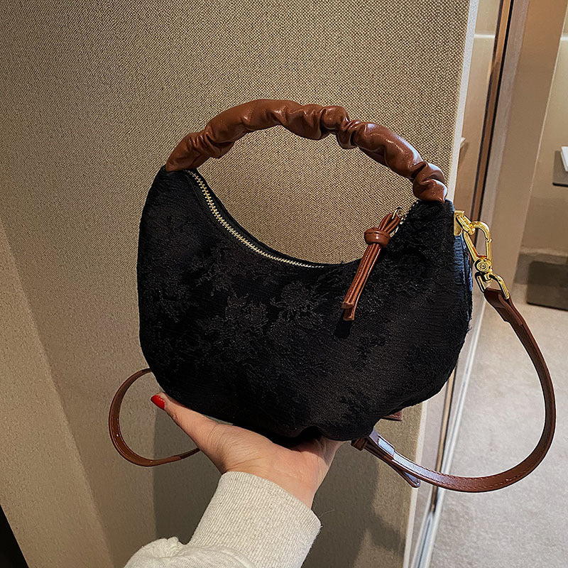 Bolso bandolera versátil de un solo hombro, portátil, para llevar al hombro