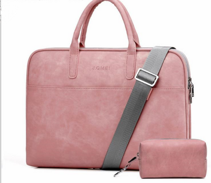 Faux Leather Laptop Bag For Women - Hiccupzz