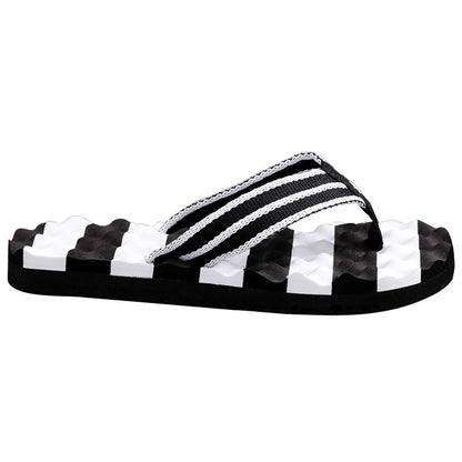Summer New Color Matching Massage Student Flip Flops Men's Simplicity Fashion Outerwear Personal Leisure Beach Shoes - Hiccupzz