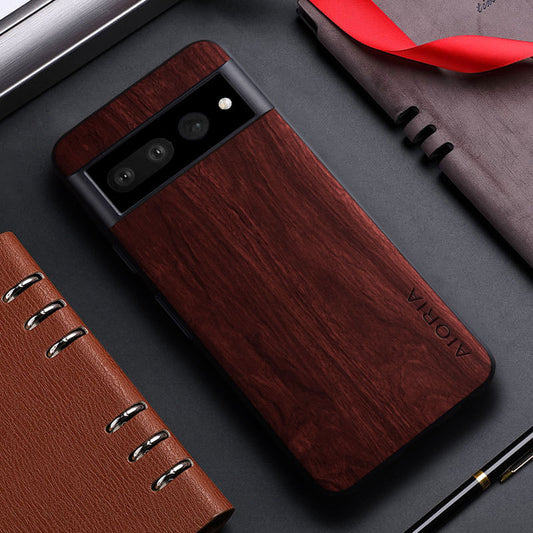 Vintage Staggered Wood Grain Mobile Phone Protective Case