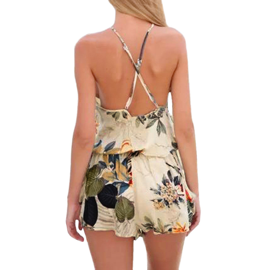 Cute Print Trade Shorts Jumpsuit Female - Hiccupzz