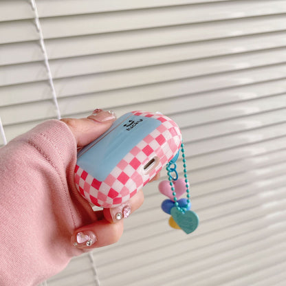 Grid Protective Case Silicone Earphone Shell Pendant - Hiccupzz