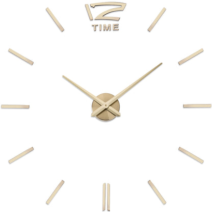 DIY creative fashion home decor acrylic wall clock - Hiccupzz