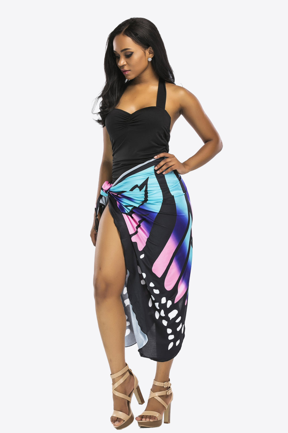 Butterfly Spaghetti Strap Cover Up - Hiccupzz