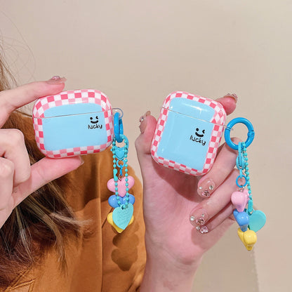 Grid Protective Case Silicone Earphone Shell Pendant - Hiccupzz