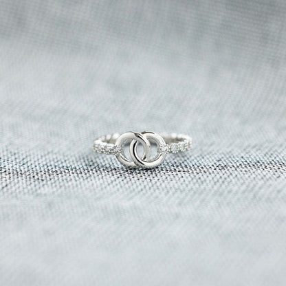 Fashion Women's Double Ring Ring Round Special Jewelry - Hiccupzz