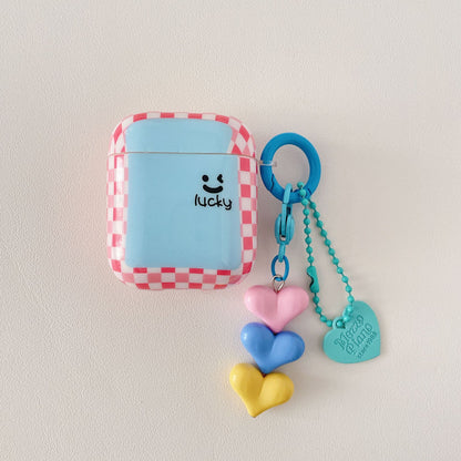 Grid Protective Case Silicone Earphone Shell Pendant - Hiccupzz
