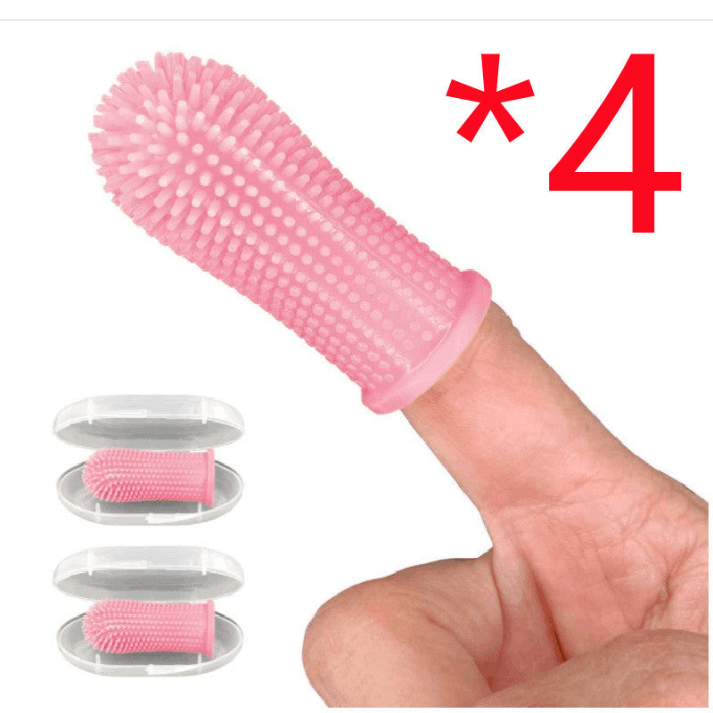 Pet Fingertip Cleaning Silicone Toothbrush - Hiccupzz