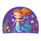 Children's Swimming Hat Printed Cartoon Comfortable Swimming Cloth Hat - Hiccupzz