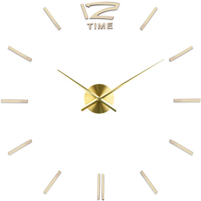 DIY creative fashion home decor acrylic wall clock - Hiccupzz