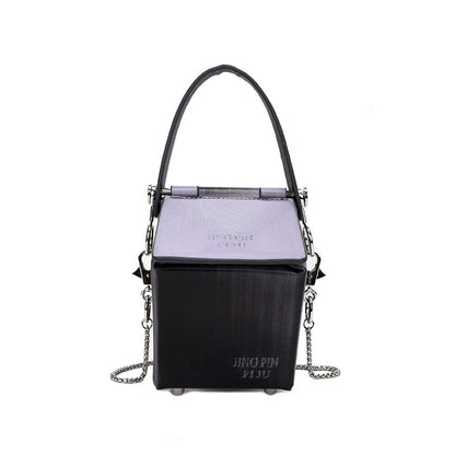 Trend Laser Box Bag Chain Shoulder Slung - Hiccupzz