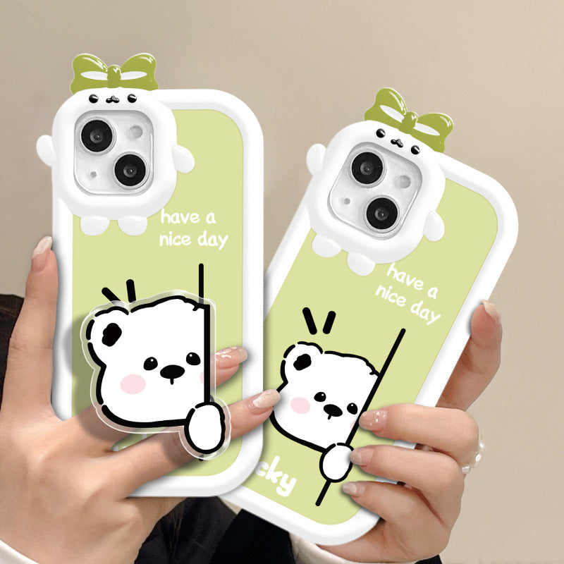 Cartoon Cute Bracket Dummy Dog Mobile Case