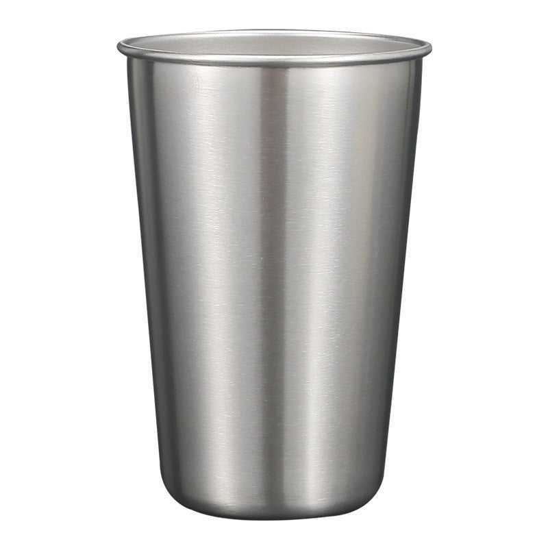 Stainless steel single layer mouth cup