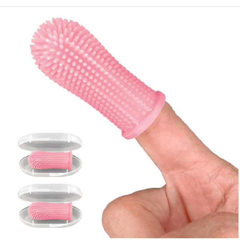 Pet Fingertip Cleaning Silicone Toothbrush - Hiccupzz