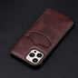 Card-inserting Leather Case Back Cover Type Protective Case - Hiccupzz