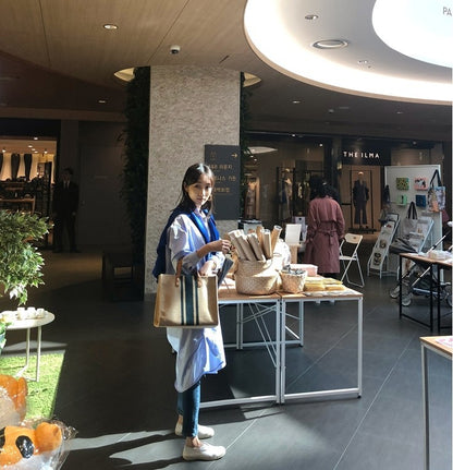 Women's Portable Briefcase Canvas Large Capacity Bag - Hiccupzz