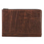 Protective Case Crazy Horse Oil Leather Zipper Laptop Bag - Hiccupzz