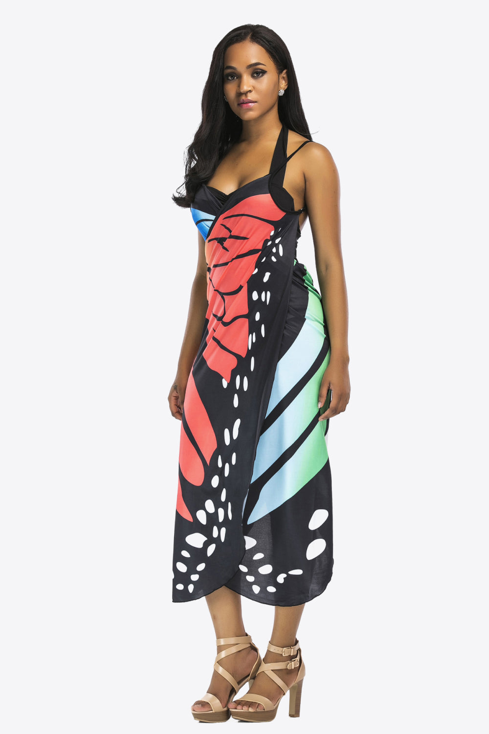 Butterfly Spaghetti Strap Cover Up - Hiccupzz