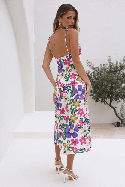 Ladies Casual Beach Halter Dress - Hiccupzz