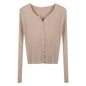 Slim Thin Sweater Cardigan Coat Woman - Hiccupzz
