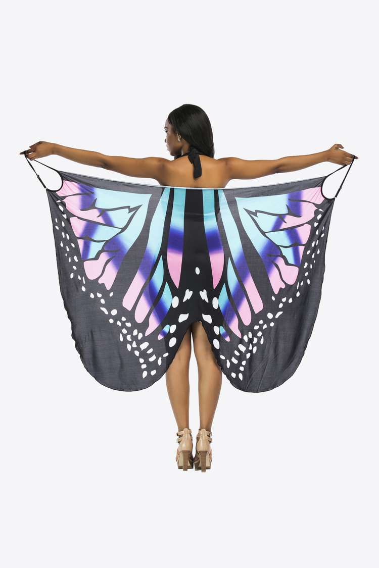 Butterfly Spaghetti Strap Cover Up - Hiccupzz