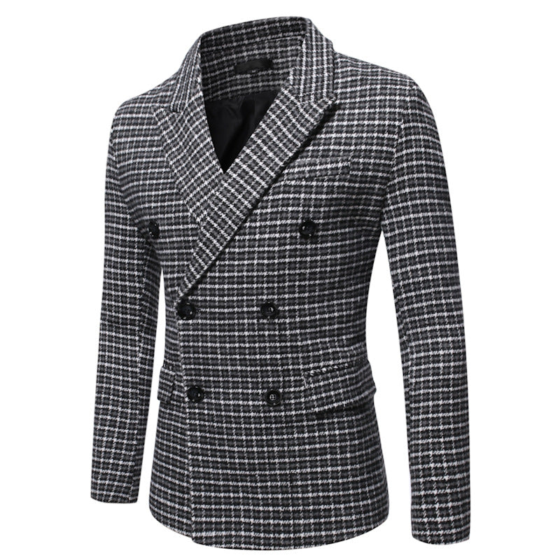 European And American British Style Men's Checkered Nishiki Suit - Hiccupzz