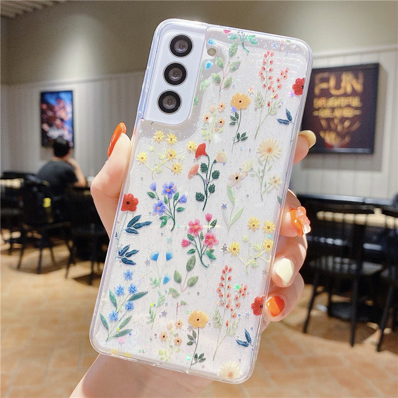 Fashion Minimalist Floral Phone Case Protector