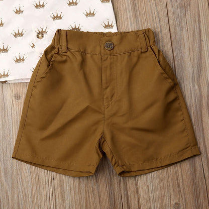 Summer boy T-shirt Shorts Kids Sets - Hiccupzz