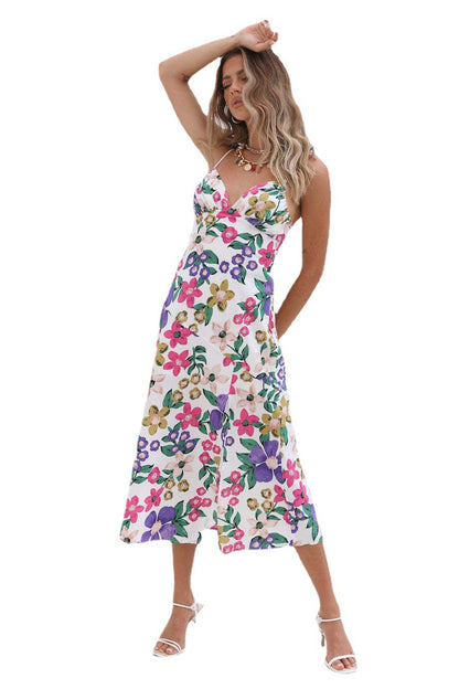 Ladies Casual Beach Halter Dress - Hiccupzz