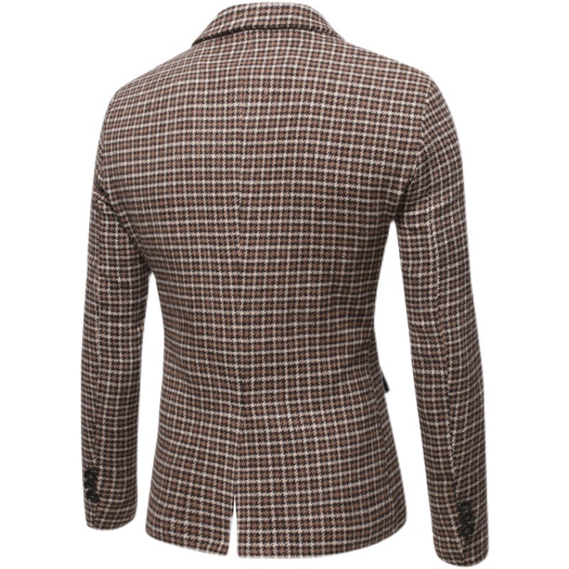 European And American British Style Men's Checkered Nishiki Suit - Hiccupzz