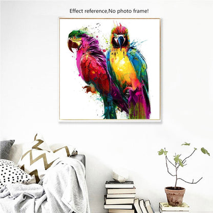 Diamond Embroidery Animal Diamond Painting Parrot Home Decor - Hiccupzz