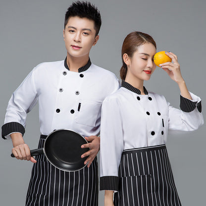 Chef's Long-sleeved Autumn And Winter Clothes Hotel Chef - Hiccupzz