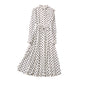 Stand-up Collar Wave Point Slim Senior Sense Dress - Hiccupzz