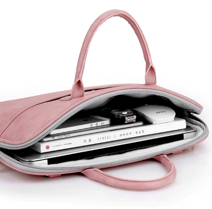 Faux Leather Laptop Bag For Women - Hiccupzz