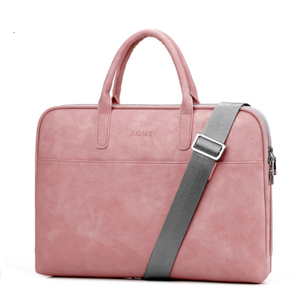 Faux Leather Laptop Bag For Women - Hiccupzz