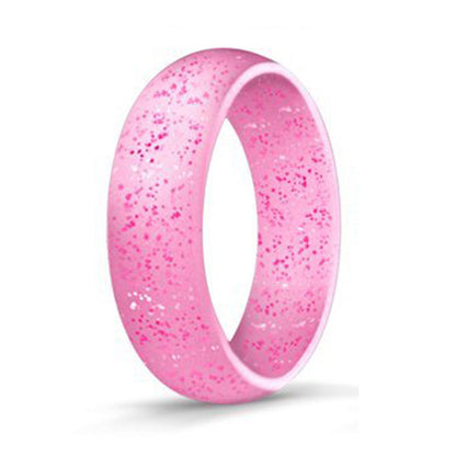 Silicone Ring Glitter Beautiful Ring Jewelry - Hiccupzz
