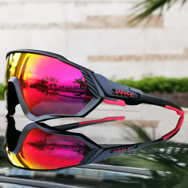 Sport Polarized 5 Lens Cycling Glasses